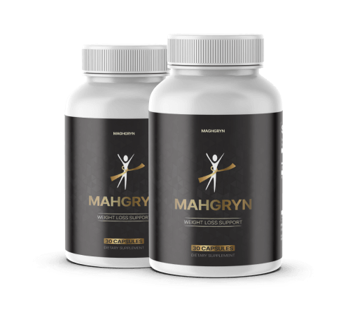 Two bottles of Mahgryn dietary supplement